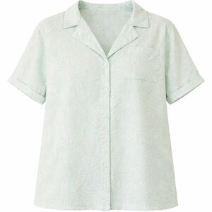 NWT Women’s 7 For All Mankind Mint Terry Cloth Lounge Swim Button Down Large